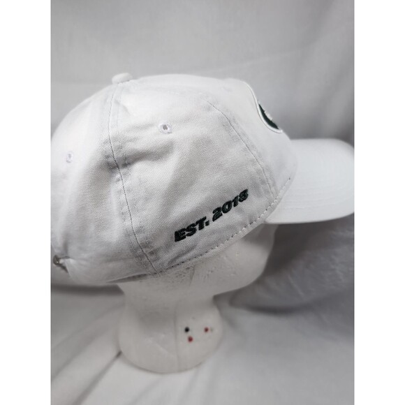 NEW YORK JETS NY Hat Cap Strap Back Metal Closure White New Era 9Twenty NFL - Picture 4 of 6